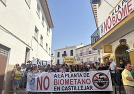 Castilléjar contra la planta de biometano.