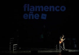 Manuel Valencia en FlamencoEñe 2024.
