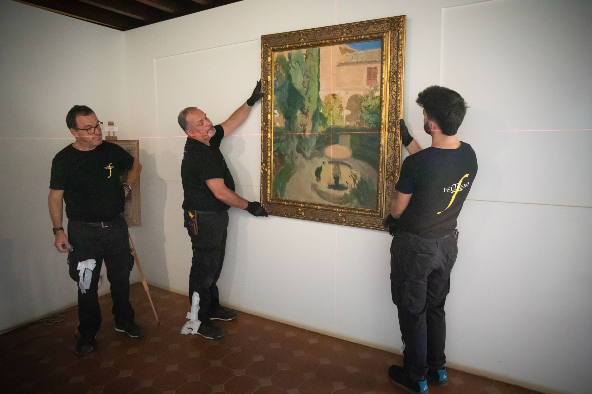 Así fue el traslado del &#039;Jardín de Lindaraja&#039; de Sorolla al Museo Ángel Barrios