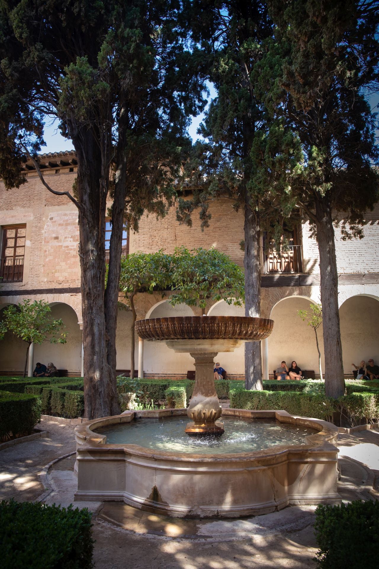 Imagen del espacio desde el propio jardín.
