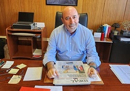 Manuel Salazar, en su despacho de la sede de UGT.