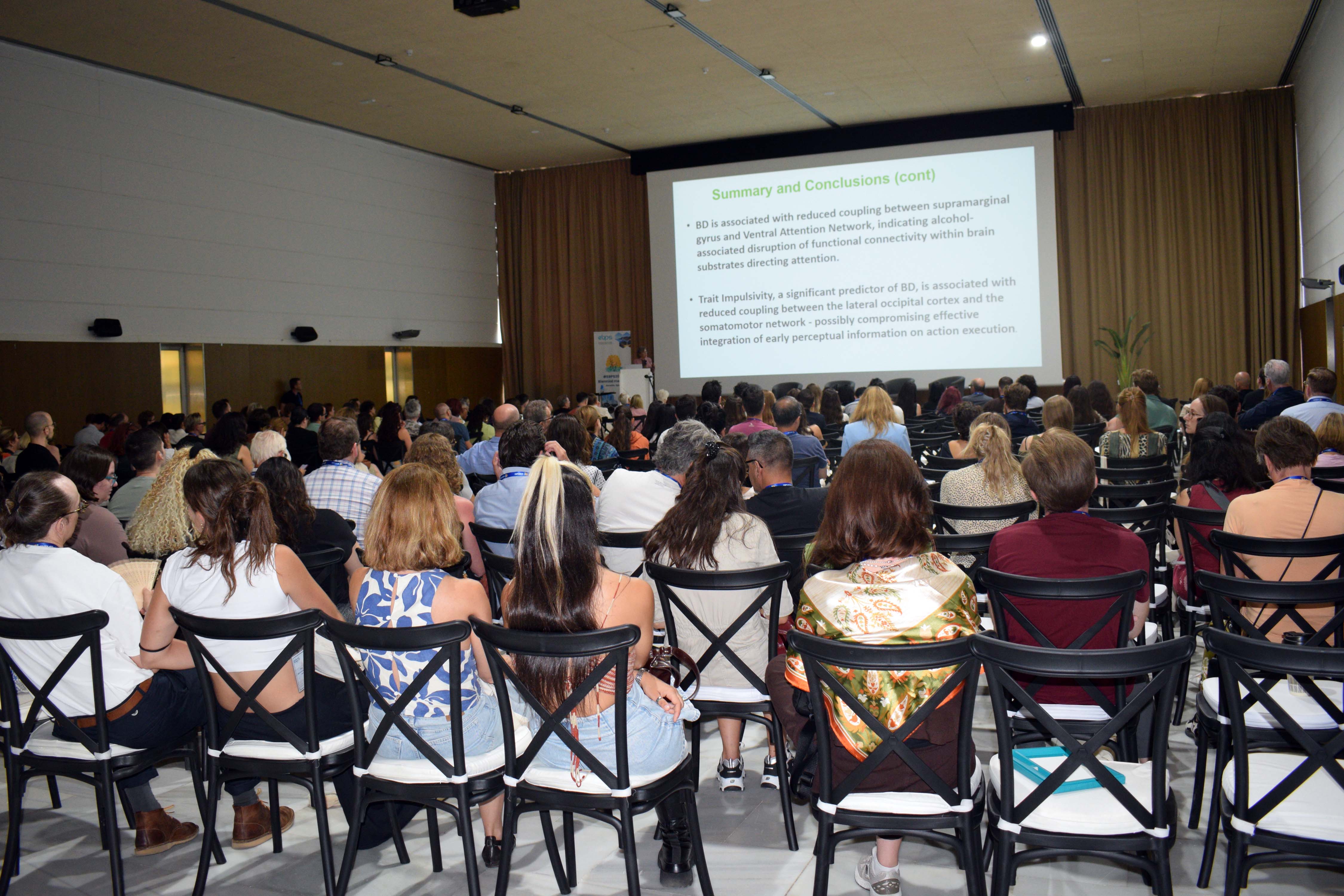 Momento del congreso internacional de neuropsicofamacología organizado por la UAL.