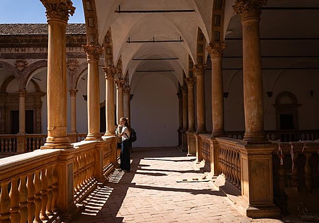 Interior del castillo.