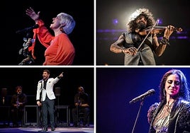 Algunos de los artistas que estarán en la programación de otoño.