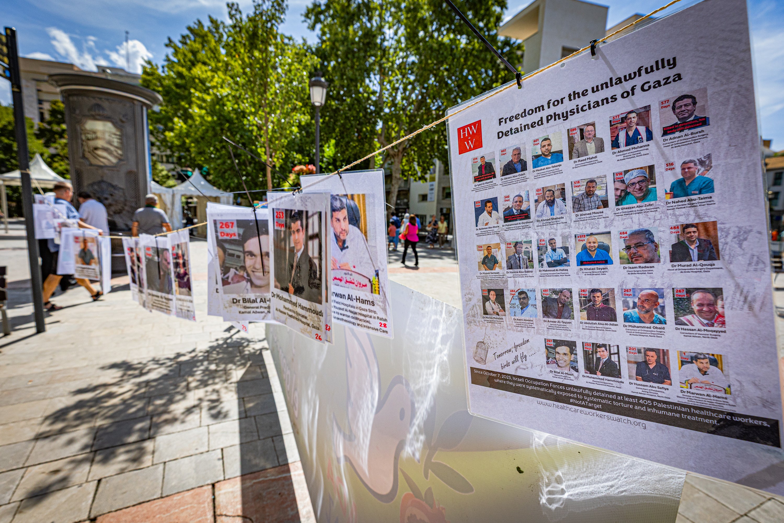 Las imágenes del ayuno solidario con Palestina en Granada