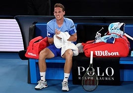 Roberto Carballés, agotado.