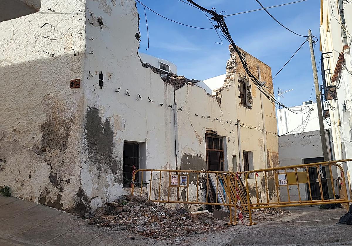 Una de las zonas en «mal» estado del municipio.