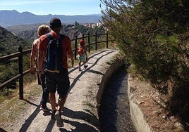 Paseo de la Pavilla, en Nigüelas