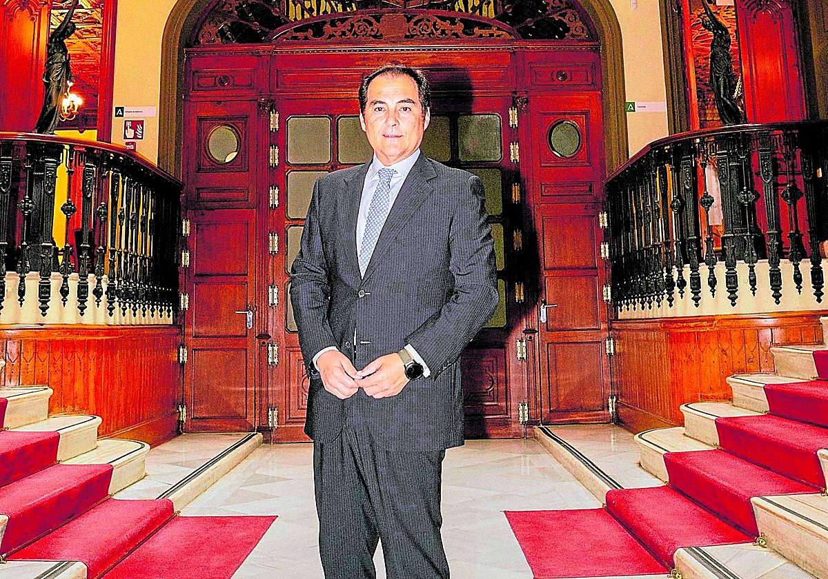 José Antonio Nieto, consejero de Justicia, en Almería.