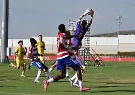 Las mejores imágenes del Recreativo Granada - Huétor Tájar