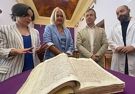 Recepción del Libro de Intitulación de la ciudad de Jaén.