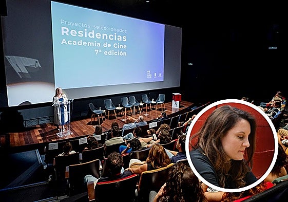El anuncio de los seleccionados para entrar en el programa Residencias de la Academia de Cine, entre los que está la granadina Cristina Martín Barcelona.