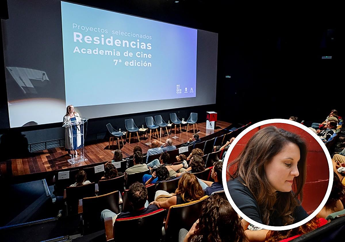 El anuncio de los seleccionados para entrar en el programa Residencias de la Academia de Cine, entre los que está la granadina Cristina Martín Barcelona.