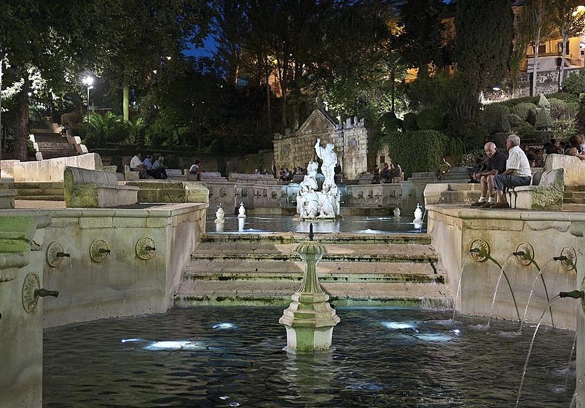 La Fuente del Rey, que muchos comparan con la Fontana de Trevi de Roma