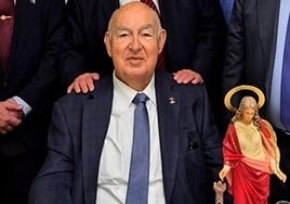 Picón, en un homenaje de la Hermandad de Artilleros de La Legión en 2024.