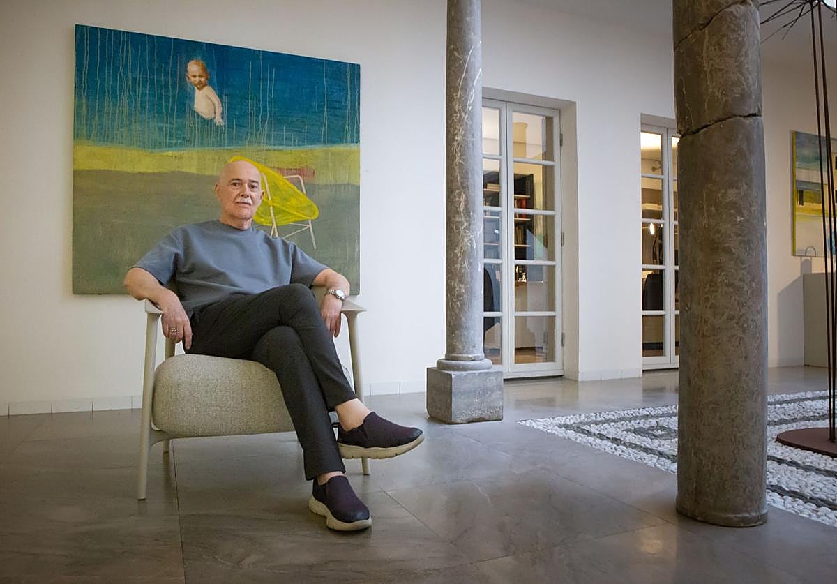 Imagen principal - Obras de la exposición de Juan Vida. 