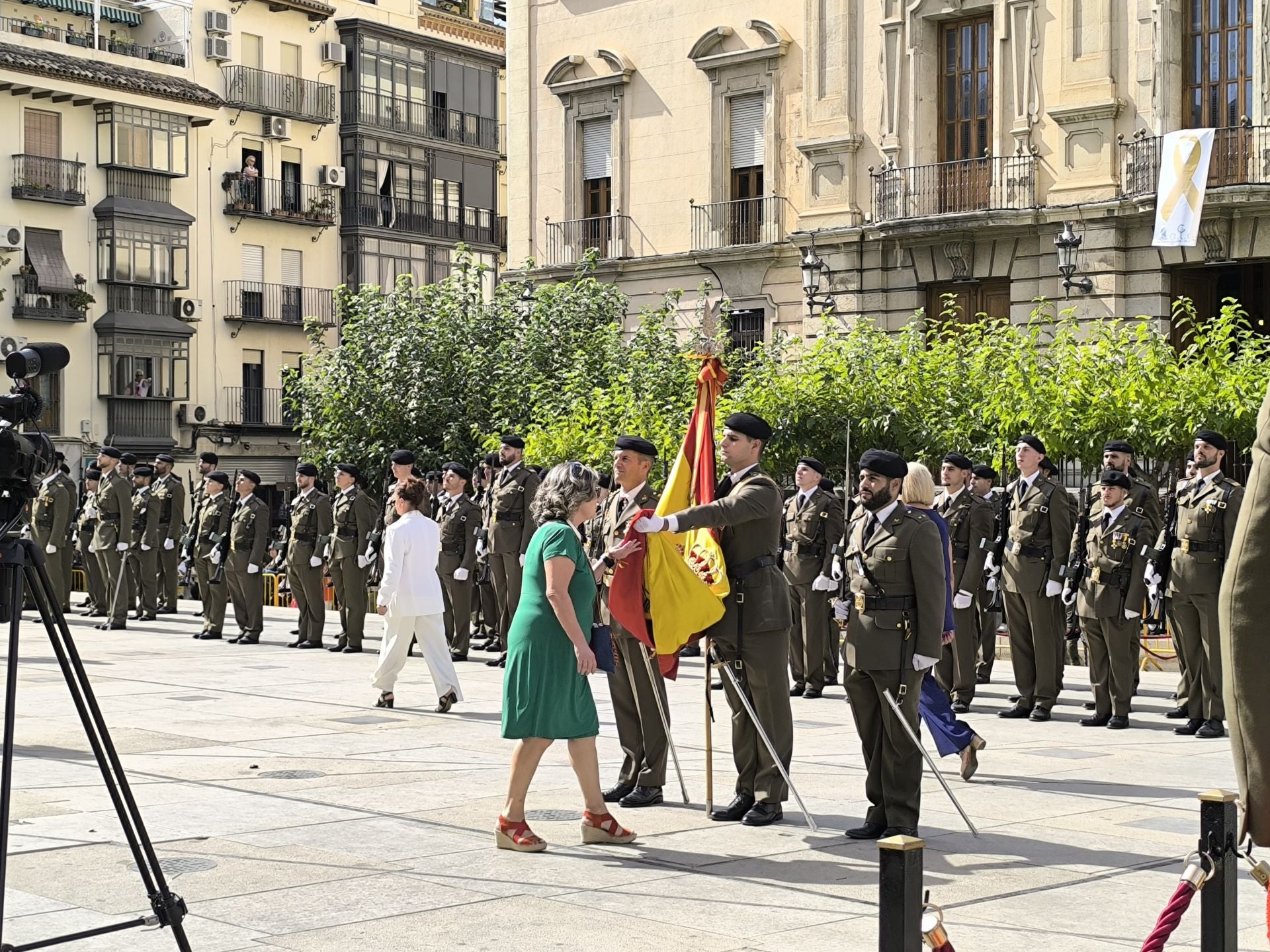 Las imágenes de los 450 civiles que juran bandera en Jaén