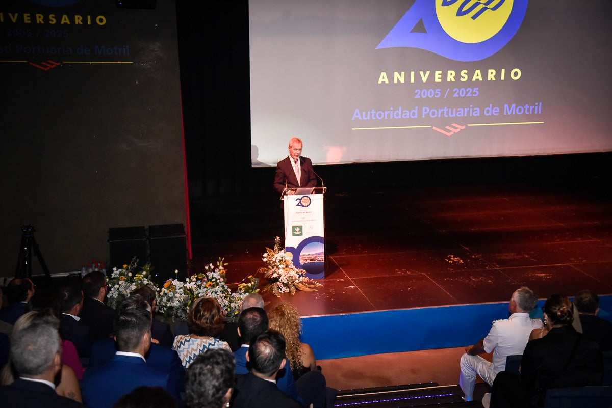 La gala del 20º aniversario de la Autoridad Portuaria de Motril, en imágenes