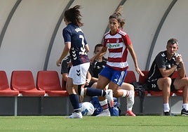 Laura Pérez, en el partido ante el Eibar de la jornada anterior.