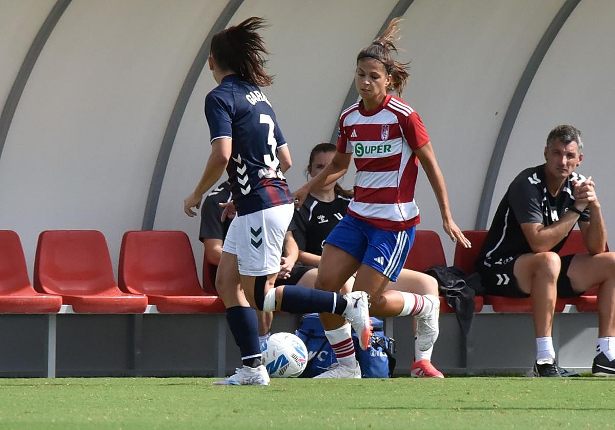 Laura Pérez, en el partido ante el Eibar de la jornada anterior.
