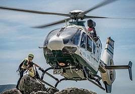 Helicóptero del GREIM de Guardia Civil.