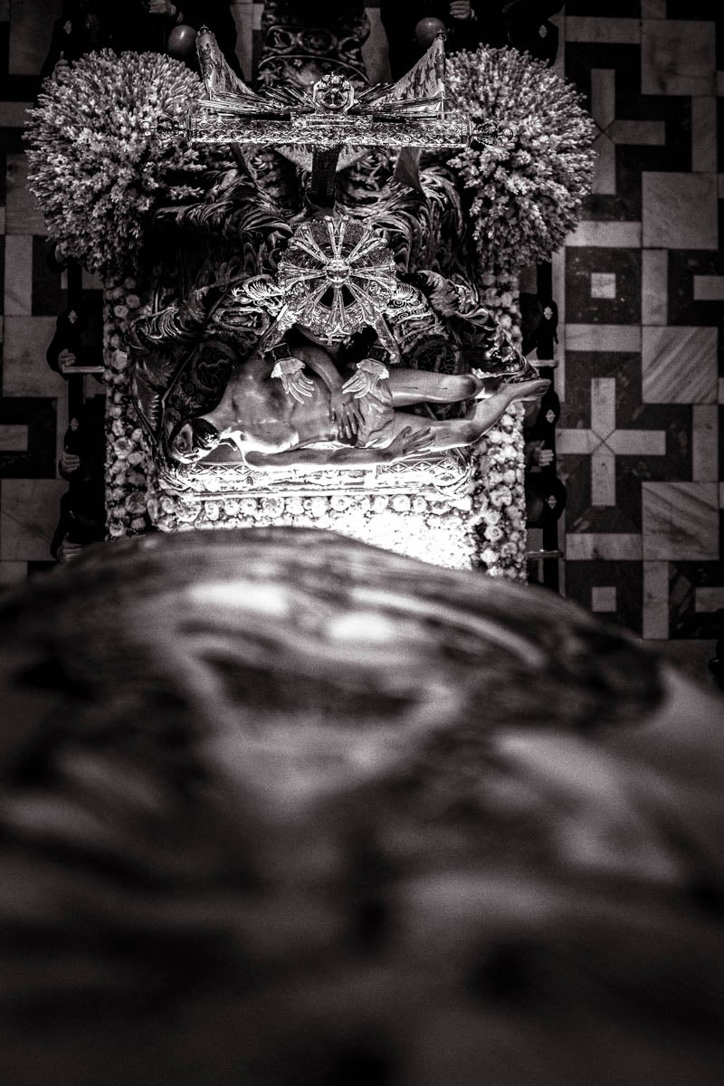 Las imágenes más íntimas de la procesión de la Virgen de las Angustias