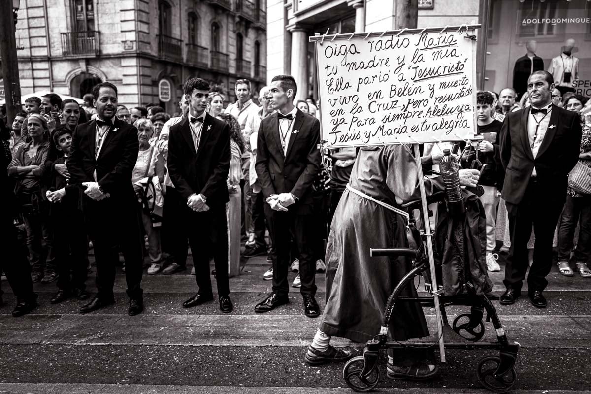 Las imágenes más íntimas de la procesión de la Virgen de las Angustias