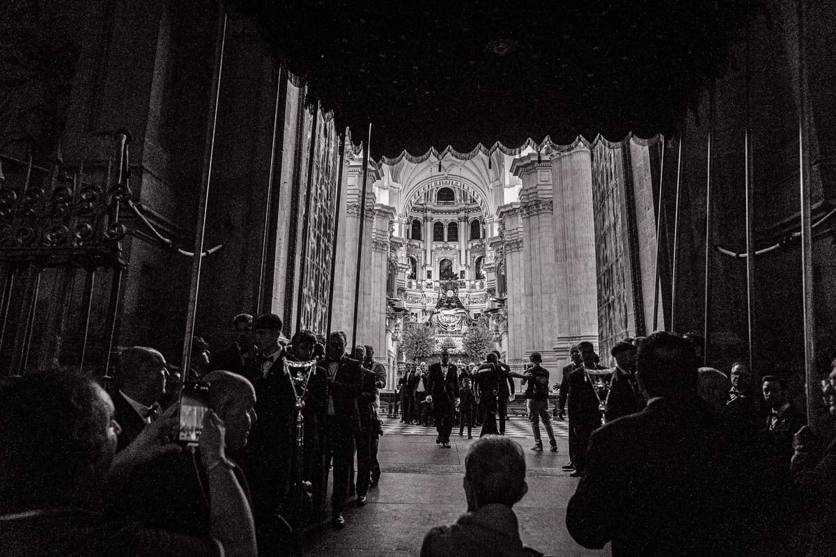 Las imágenes más íntimas de la procesión de la Virgen de las Angustias