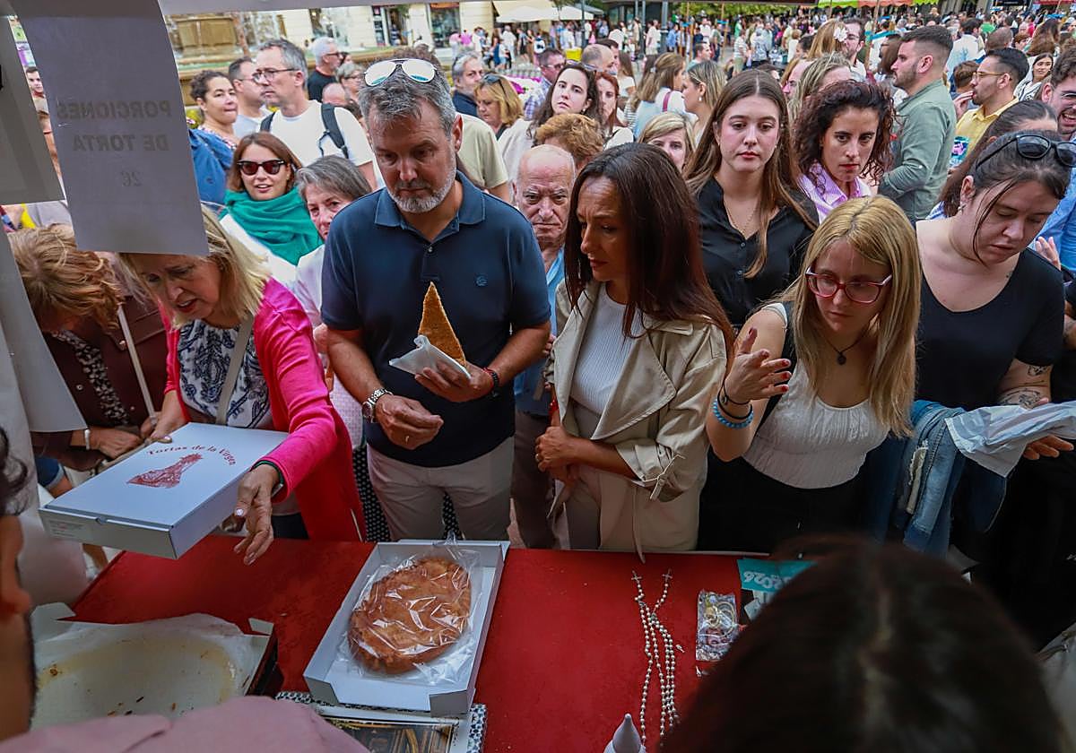 Ambiente en los puestos de Batallas.