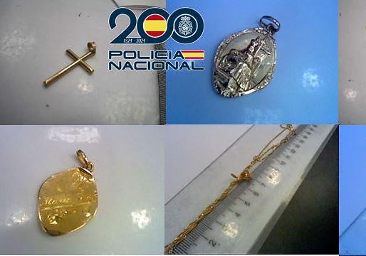 Joyas robadas en el Zaidín
