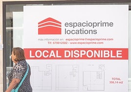 Un local disponible en la calle Mesones.