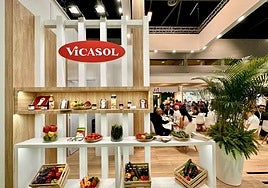 Stand de Vicasol, durante la feria Fruit Attraction del pasado año.