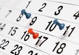 El calendario de festivos en el último tramo del año no regala muchos puentes.