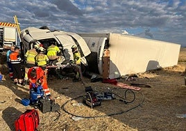 Actuación de los equipos sanitarios en el lugar de los hechos