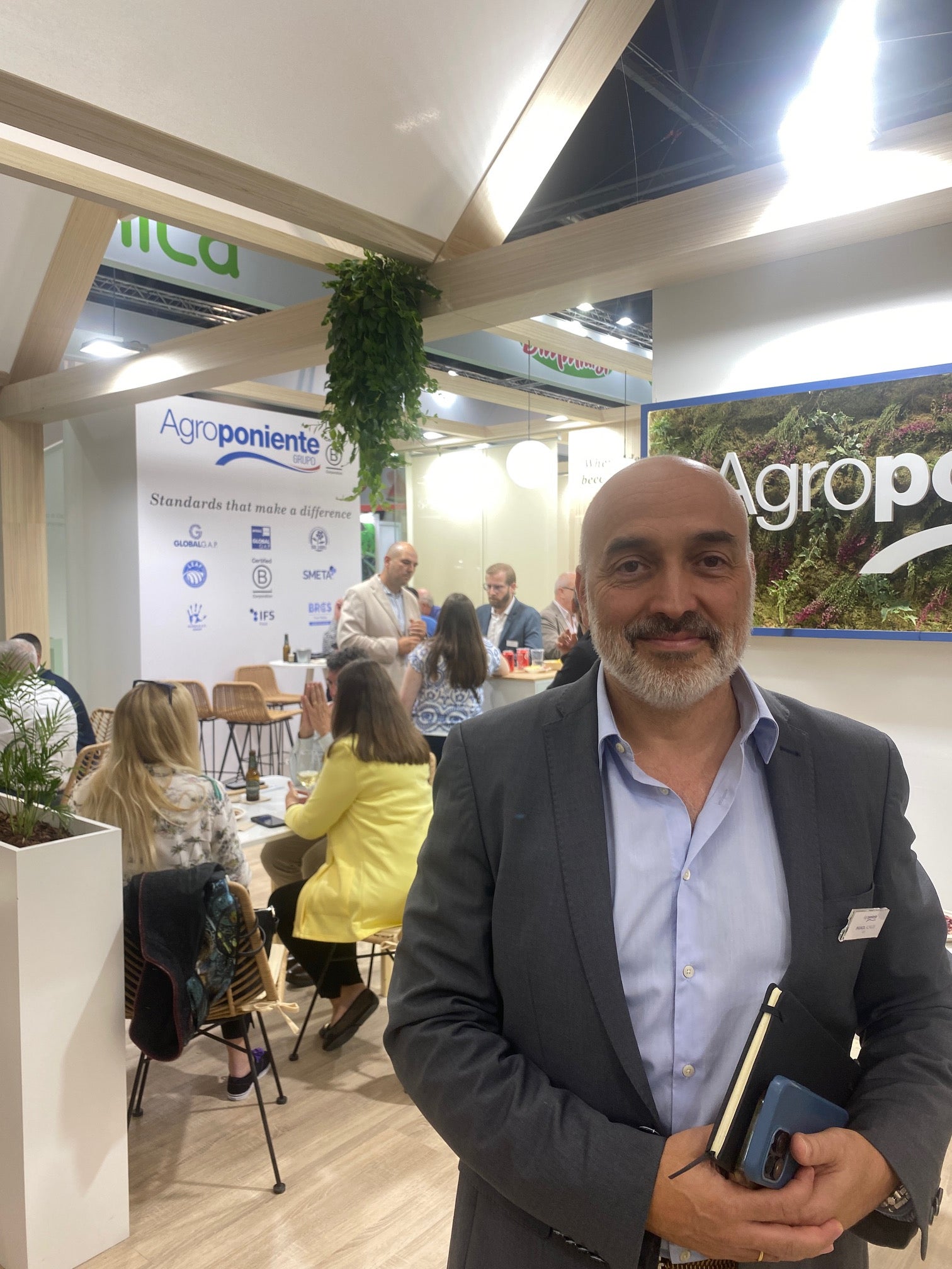 Imanol Almudí, ceo de Grupo Agroponiente, en Fruit Attraction.