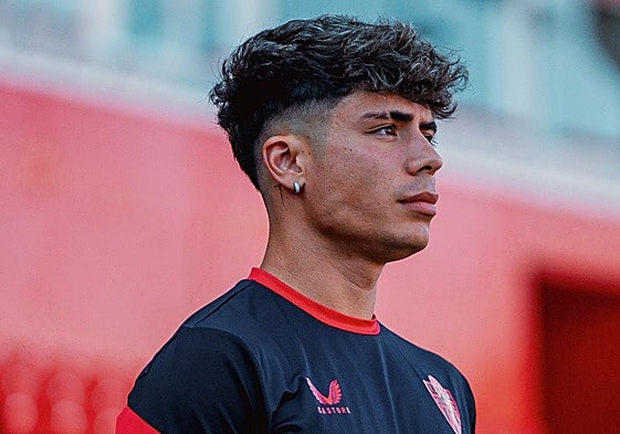 Nico Melamed en el UD Almería Stadium