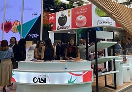 Exterior del stand de CASI en el Pabellón 9 de Fruit Attraction.