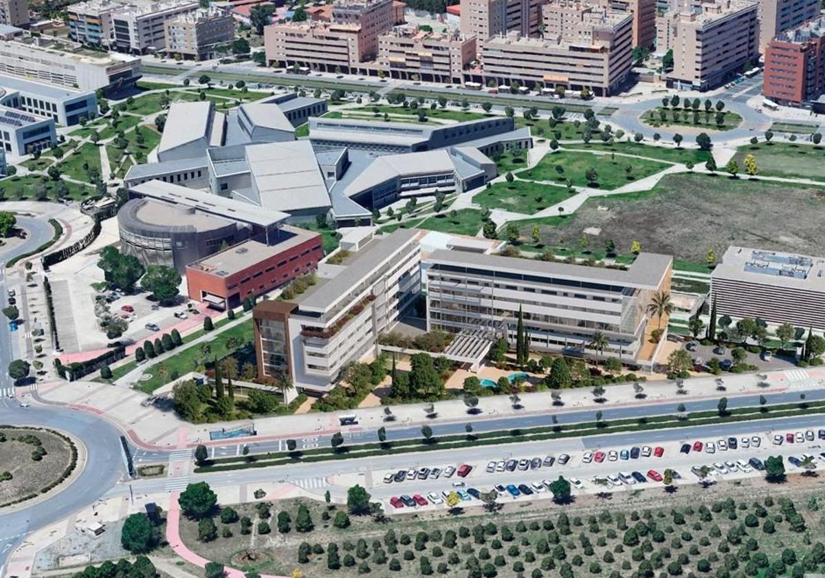 La fundación Herogra proyecta un gran hospital oncológico en el PTS