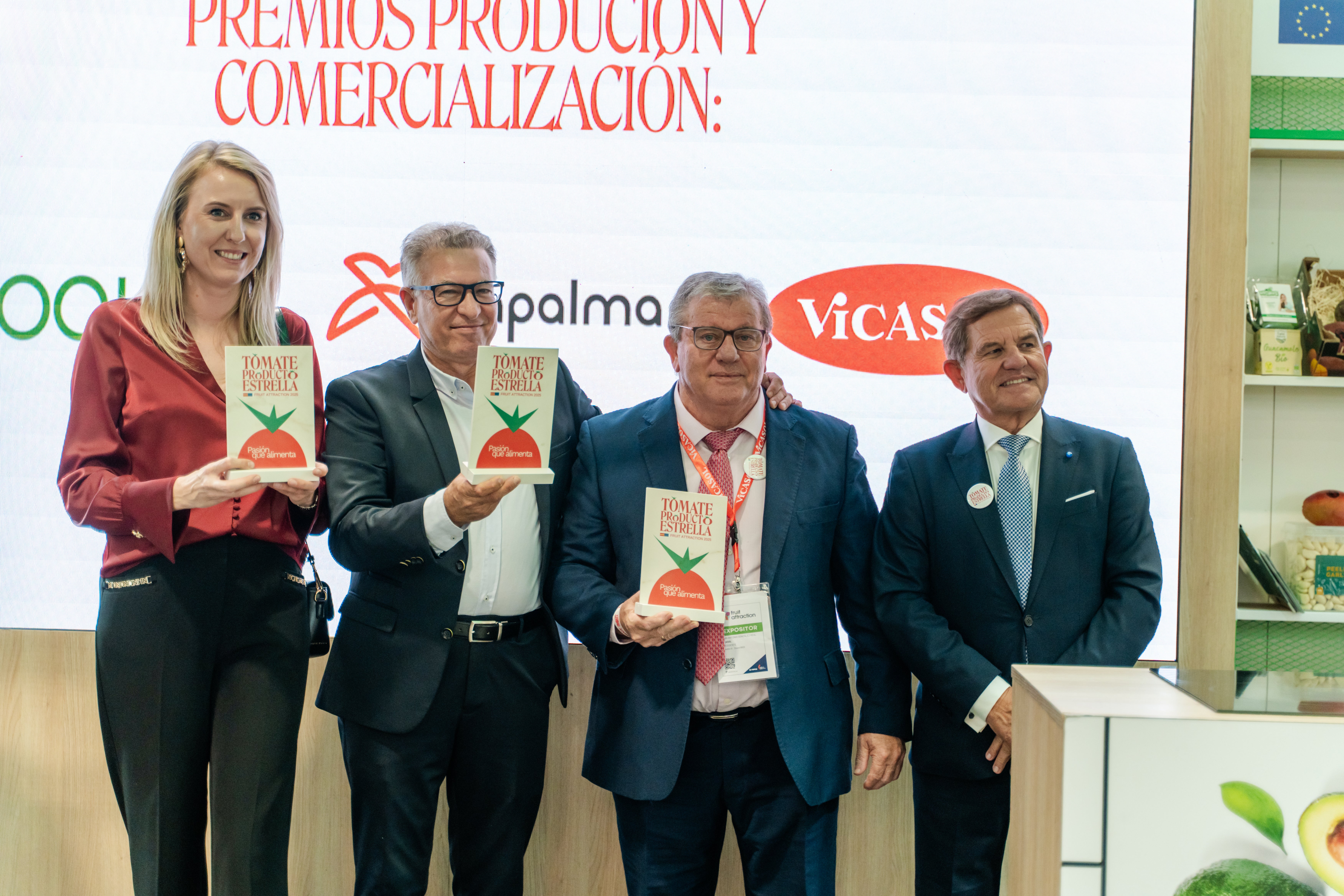 Momento de la entrega de los 'Premios Tomate' en Fruit Attraction.