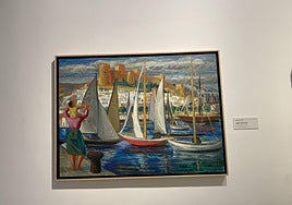 Uno de los cuadros expuestos en el museo Doña Pakyta.