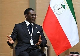 El presidente de Guinea, Teodoro Obiang, en una imagen de archivo.