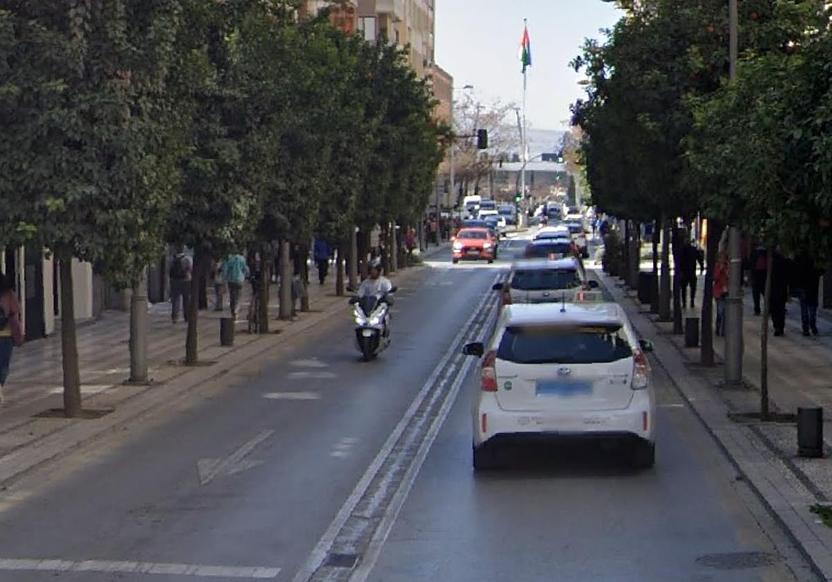 Lugar del atropello en calle Recogidas.