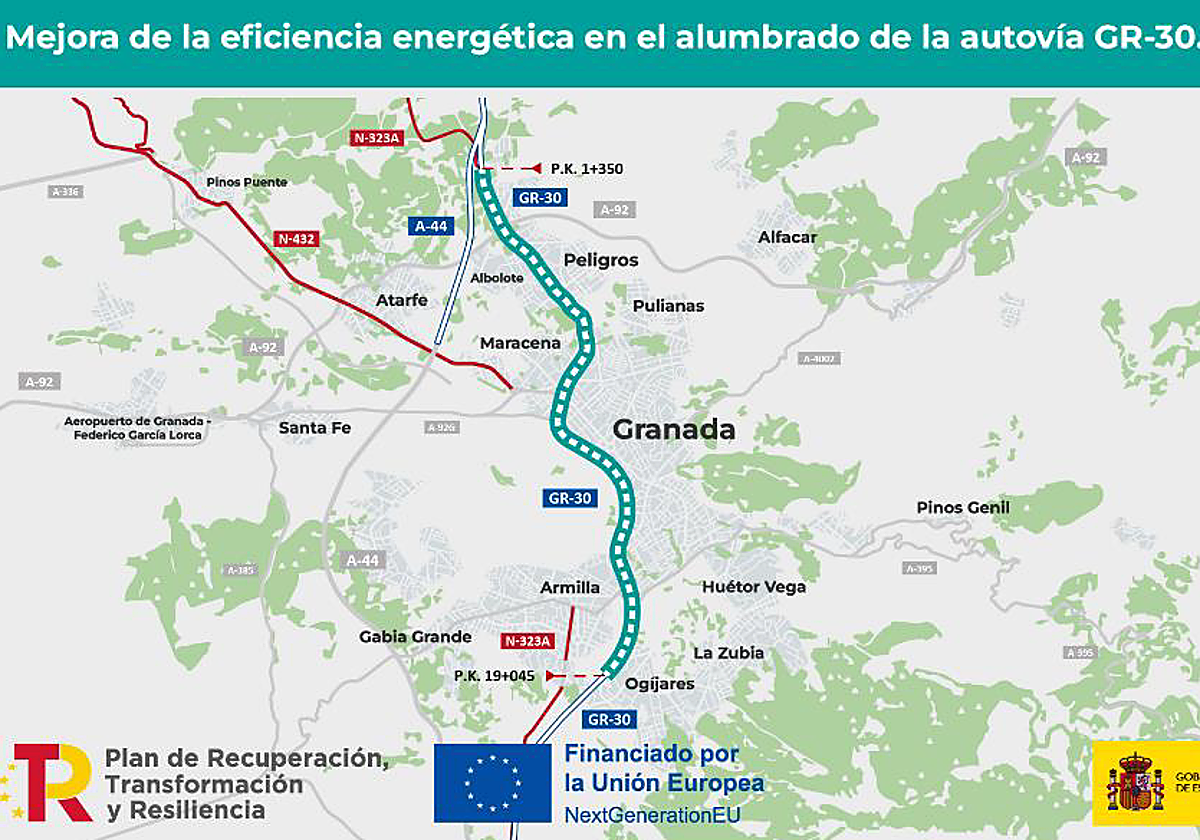 Las obras se ejecutarán en horario nocturno sin proceder, en ningún caso, al corte total de la autovía.