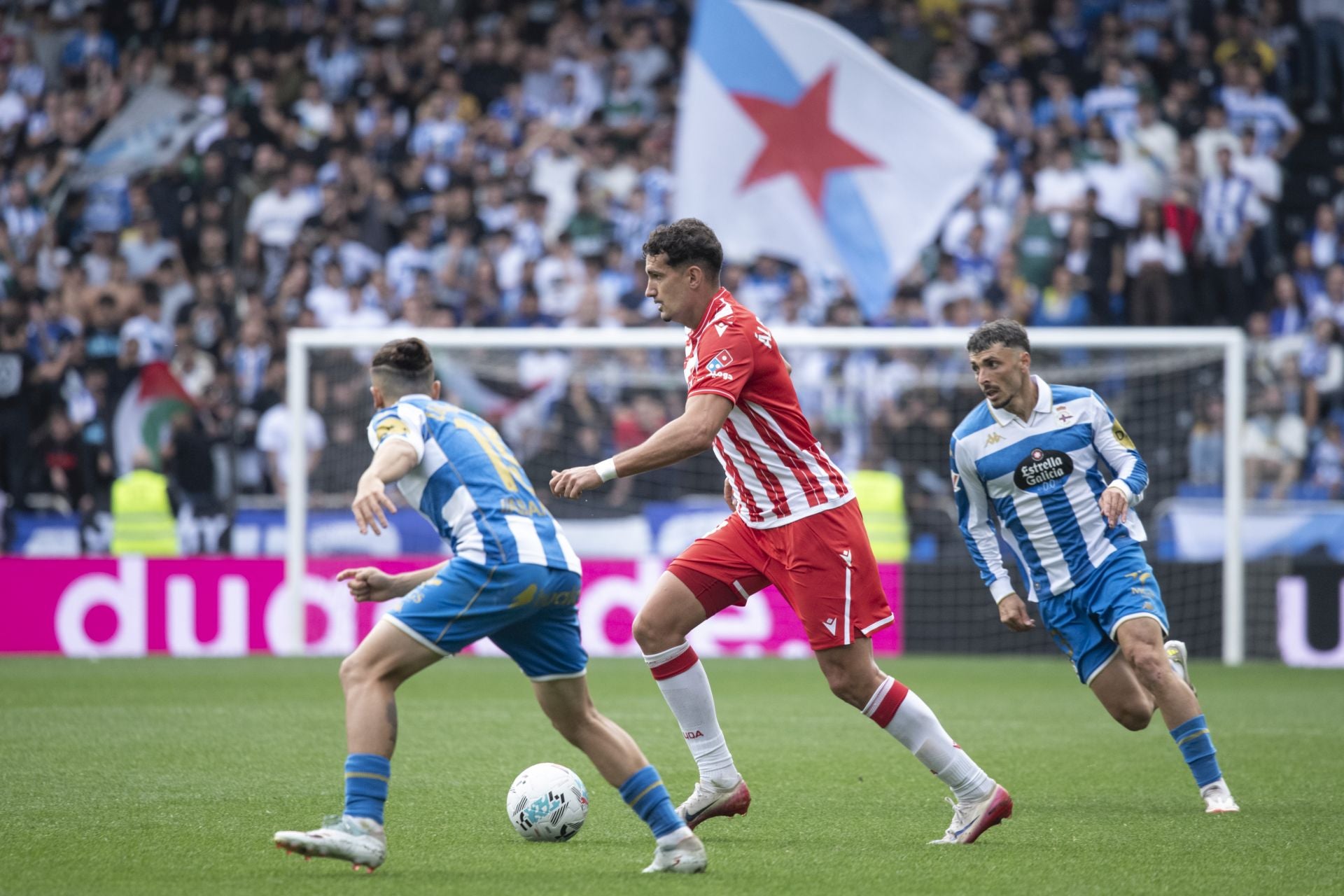 Cabeza y corazón en Riazor