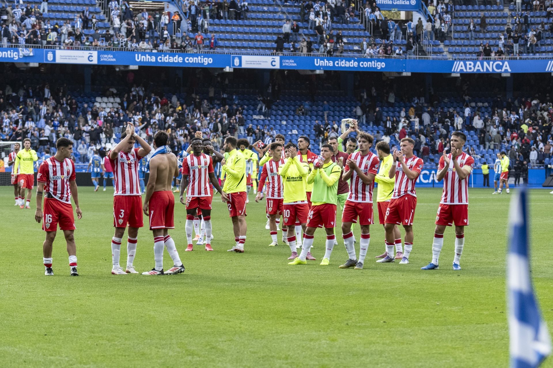 Cabeza y corazón en Riazor