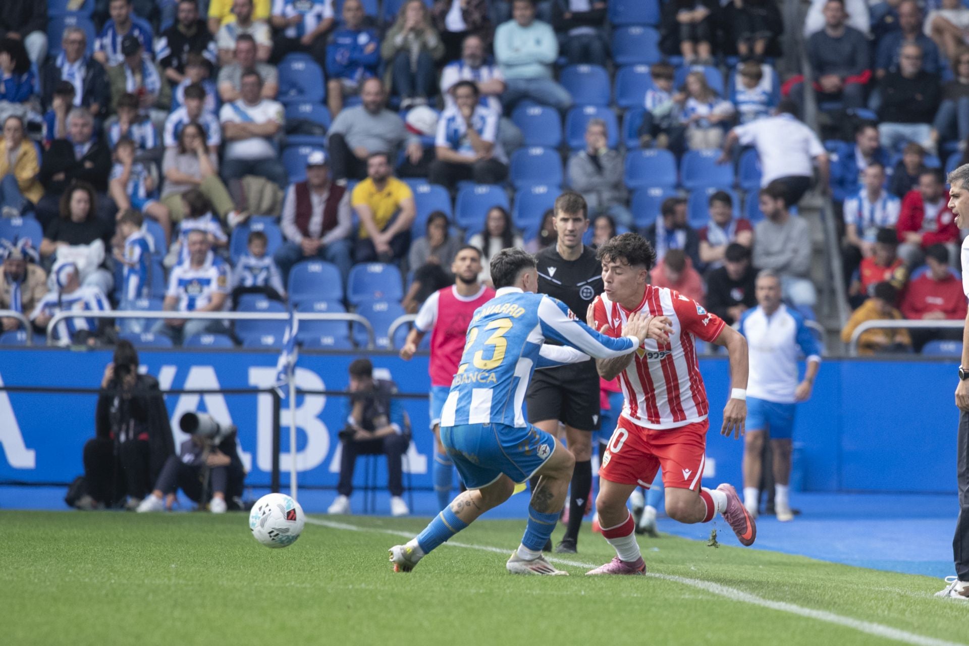 Cabeza y corazón en Riazor