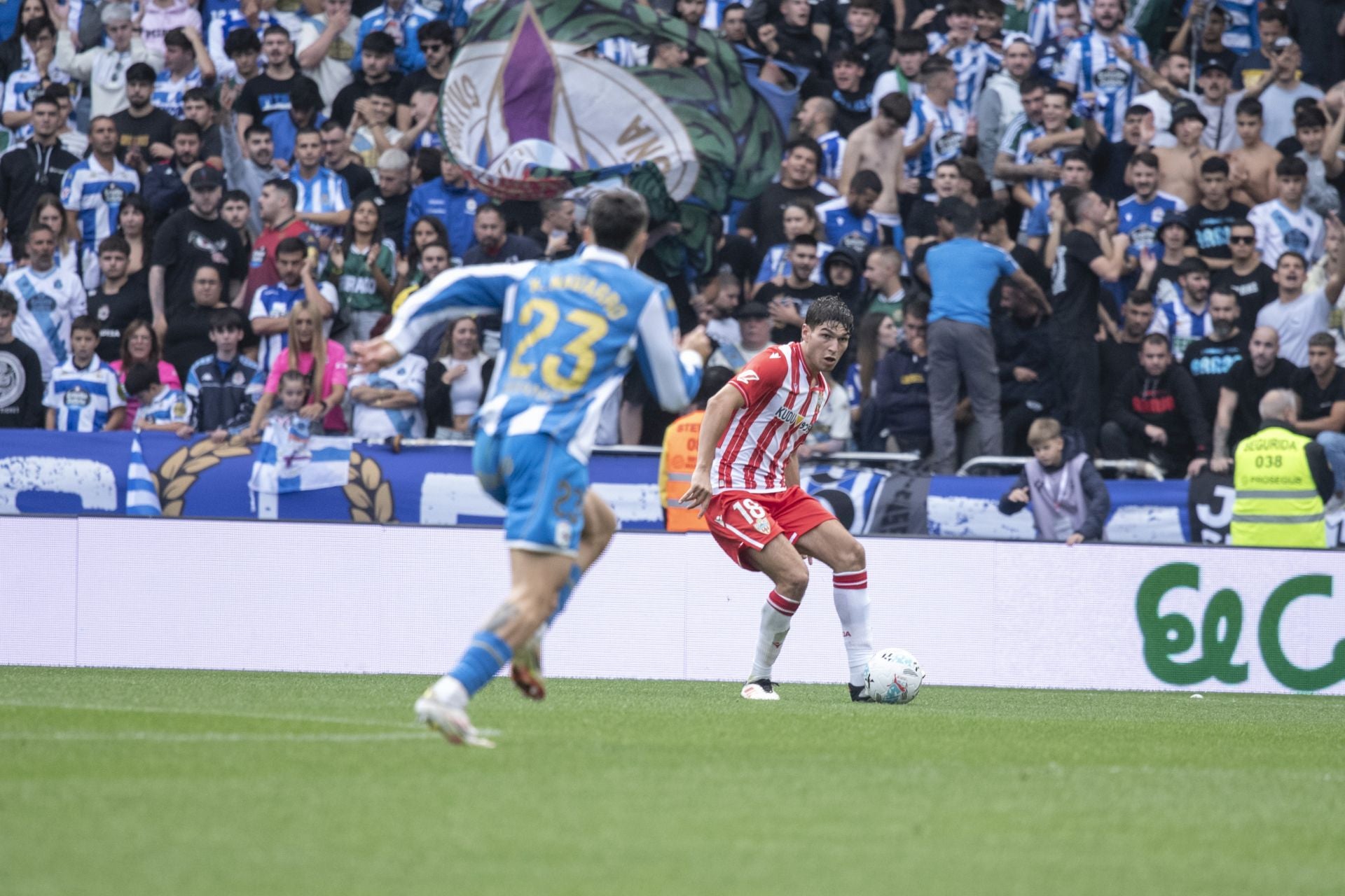 Cabeza y corazón en Riazor