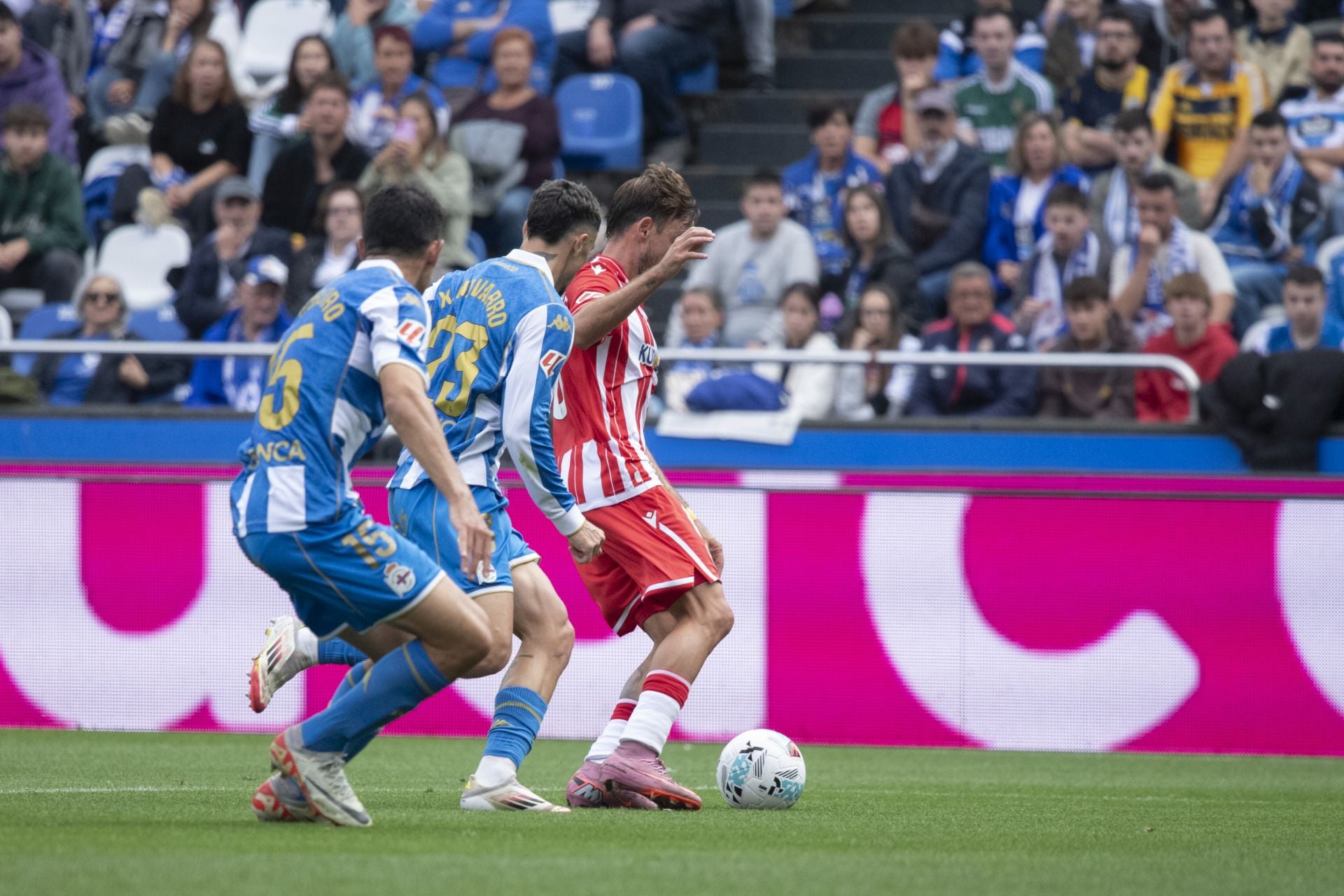 Cabeza y corazón en Riazor
