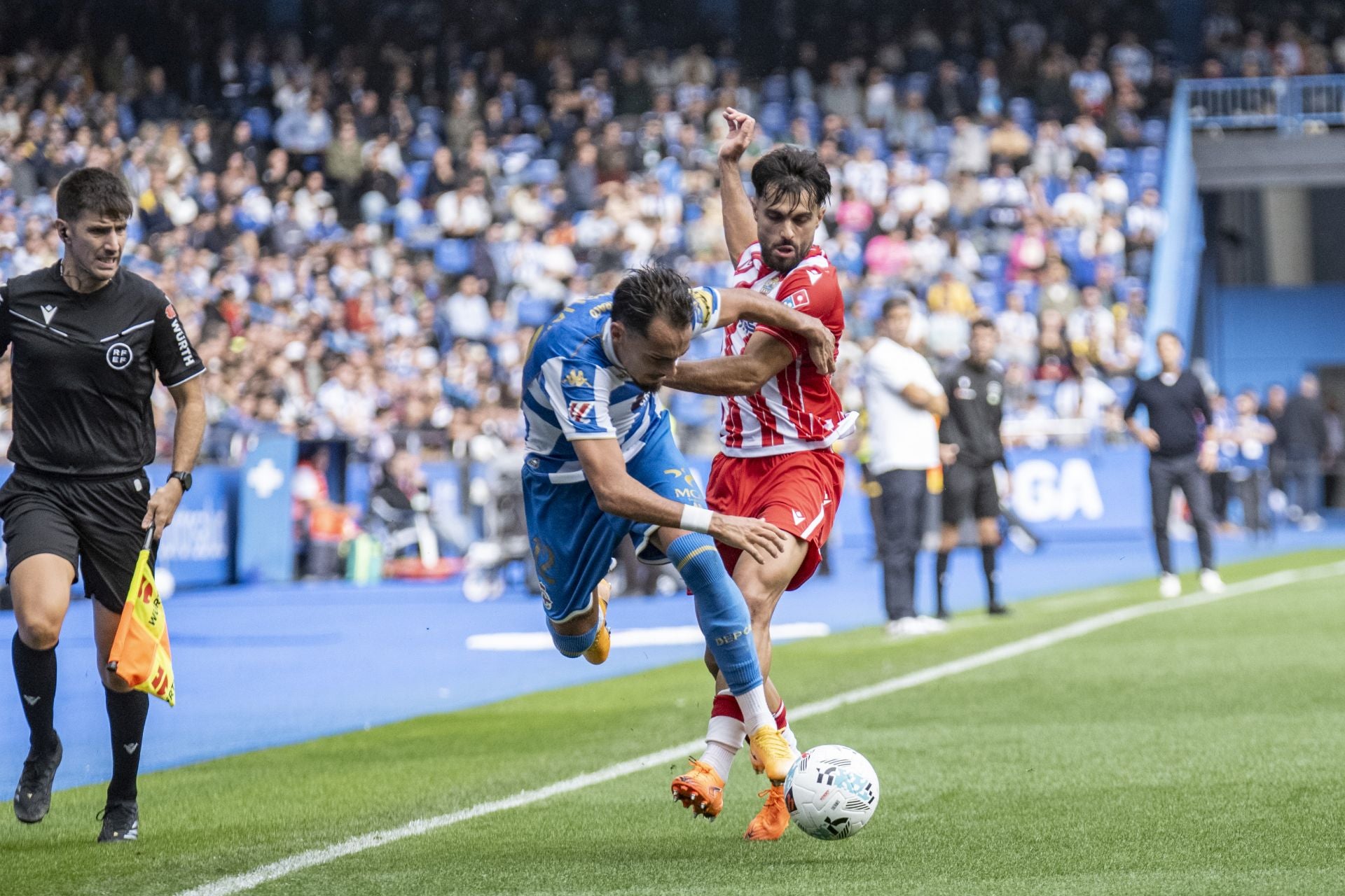Cabeza y corazón en Riazor