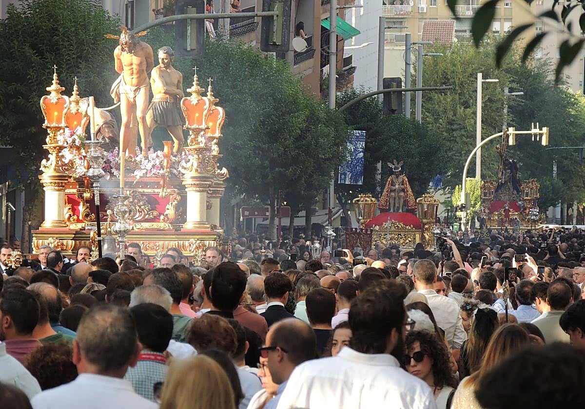 Las imágenes de los cristos y vírgenes que han participado en la Magna de Jaén